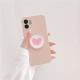 Fashionable Simple  Love Silicone Phone Case