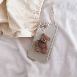 Simple And Cute Bear Mobile Phone Case Holder
