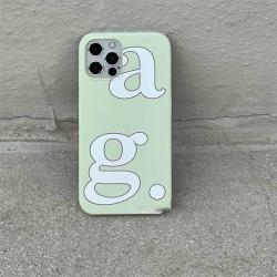 Fashionable And Simple Plastic Letter Phone Case