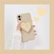 Khaki Is Suitable For Apple Mobile Phone Case Holder Liquid Silicone Anti-drop