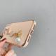 Camellia Electroplating Bracelet Soft Phone Case