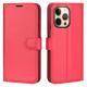 Flip Card Slot Lychee Pattern Phone Case