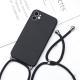 Creative And Simple Liquid Silicone Lanyard Phone Case