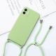 Creative And Simple Liquid Silicone Lanyard Phone Case