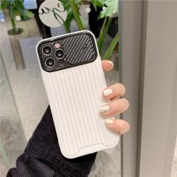 Push-pull Slide Cover Color Contrast Soft Shell Anti-drop Mobile Phone Case