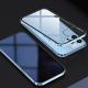 High Definition Double-sided Glass Metal Magnetic Phone Case