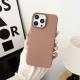 Solid Color Large Hole Sand Crystal Phone Case