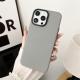 Solid Color Large Hole Sand Crystal Phone Case