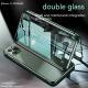 Double-card Buckle Double-sided Glass Mirror Magnetic Suction Phone Case