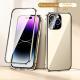 Double-card Buckle Double-sided Glass Mirror Magnetic Suction Phone Case