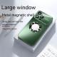Applicable Large Window Magnetic Suction Phone Case Frosted Without Drop-resistant Protective Cover