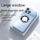 Applicable Large Window Magnetic Suction Phone Case Frosted Without Drop-resistant Protective Cover