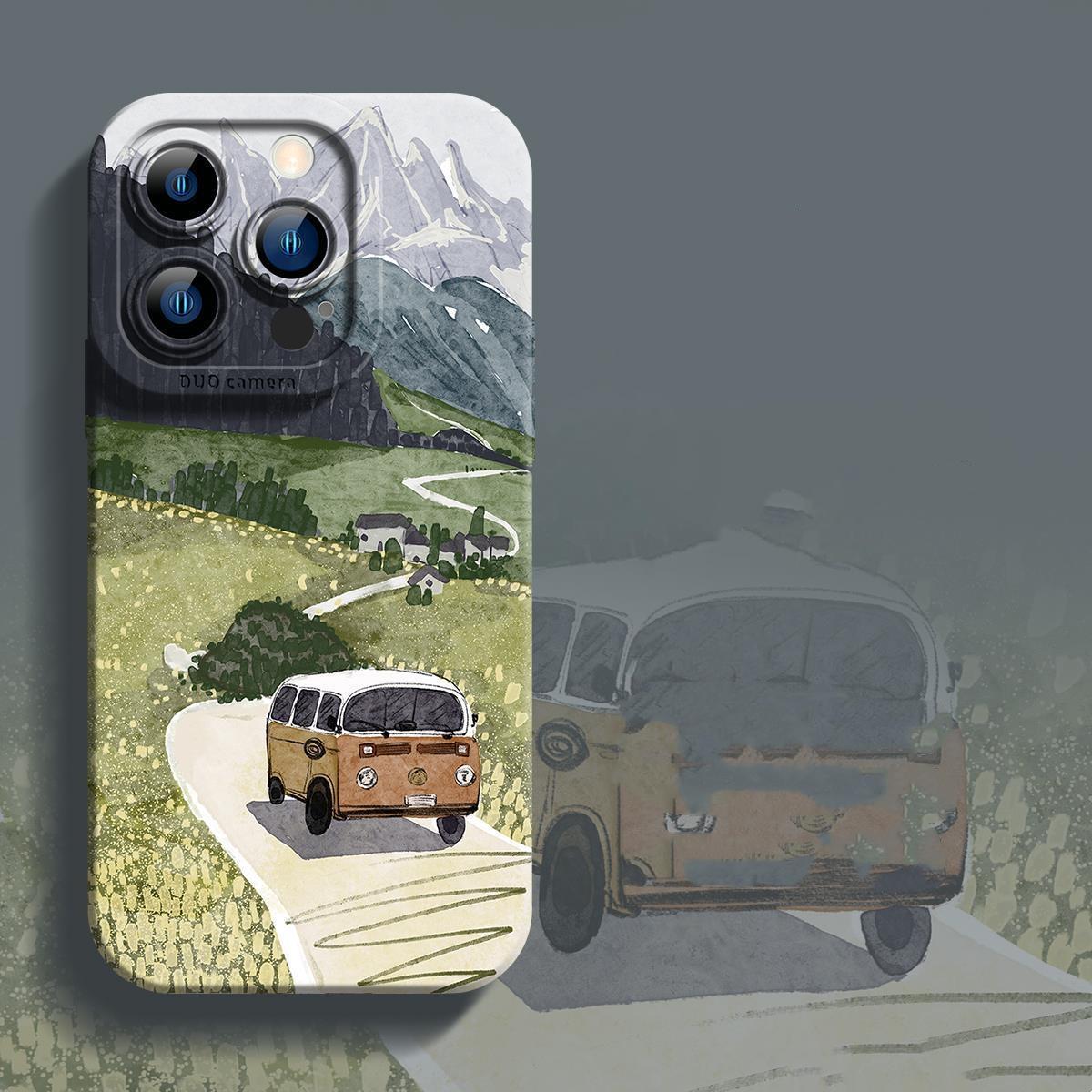 Through The Forest All-inclusive Liquid Silicone Phone Case