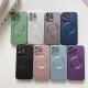 Magnetic Suction With Lens Film Electroplating Mobile Phone Case