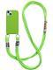 Long Diagonal Strap Liquid Silicone Phone Case