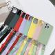 Crossbody Lanyard Liquid Silicone Phone Case