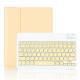 Color Flat Bluetooth Keyboard Leather Case Pen Slot