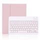 Color Flat Bluetooth Keyboard Leather Case Pen Slot