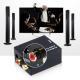 Digital to Analog Audio Converter Adapter Digital Optical Fiber Coaxial RCA Toslink Signal to Analog Audio Converter RCA for DVD