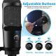 Compatible with Apple, Live Recording Microphone Desktop Tripod Set