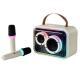 Bluetooth-compatible Speaker Colorful RGB Portable Karaoke Wireless Stereo