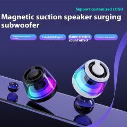 Portable Wireless Sound Ambience Light Bluetooth Magnetic Mini Speaker