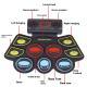 Color Hand Roll-up Drum Kit Portable Hand Roll Drum With Bracket
