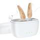 Rechargeable Hearing Aids BTE Senior Hearing Aid Device With 5-Level Volume Control DSP Noise Reduction Portable Charging Case