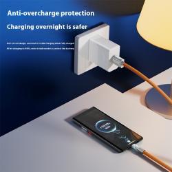 Rotatable Mech 6A Super Fast Charge Data Cable 120W