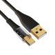 Lengthened 2 M Transparent Gold-plated 120W Super Fast Charge Data Cable