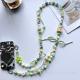Painted Beads Phone Crossbody Chain