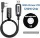Original Baofeng USB Programming Strip Line Drive R CD For 5R