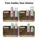 Colorful Breathing Light Four-in-one Data Cable - 240W Four in One Purple, Pearl Bag