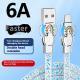 Double Bend Rotating Blue And White Porcelain Type-c Fast Charge Data Cable