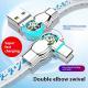 Double Bend Rotating Blue And White Porcelain Type-c Fast Charge Data Cable