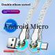 Double Bend Rotating Blue And White Porcelain Type-c Fast Charge Data Cable