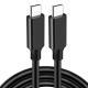 Dual-head Type-C Male-to-male Data Cable Compatible