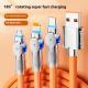 Fast Charging Rotating One-to-three Mobile Phone Charging Cable