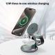 Metal 3 In 1 Wireless Rotatable Charger Bracket