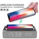 Wireless Charging Time Display Thermometer Alarm Clock