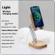 Black Walnut Aluminum Alloy Foldable Wireless Charging Bracket