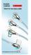 Three-in-one Double Bend Rotating Fast Charge Data Cable One-to-three Mobile Phone Charging Cable