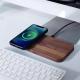 Black Walnut Genuine Goods Three-in-one Watch Headset Wireless Charger