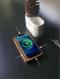 Creative Black Walnut 15W Wireless Fast Charge Wooden Tray Wireless Charger