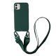 Liquid silicone lanyard phone case