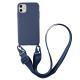 Liquid silicone lanyard phone case