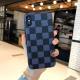 Leather Check Phone Case