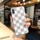 Leather Check Phone Case