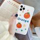Orange cell phone case