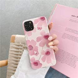 Pink flower phone case